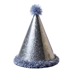 Silver Party Hat: Festive Image