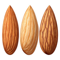 Almond image in PNG format