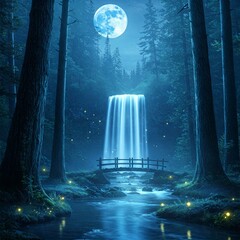 Shimmering Rain: A Dreamlike Sun Shower Moment with Golden Light and Crystal Droplets