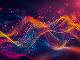 Vibrant AI Data Flow