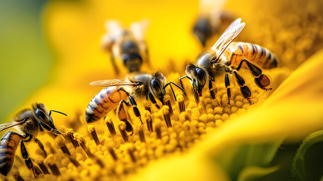 insect, bee, macro, wasp, honey, nature, flower, yellow, bug, fly, closeup, bees, animal, pollen, insects, sting, black, summer, hive, green, food, ant, wing, wildlife