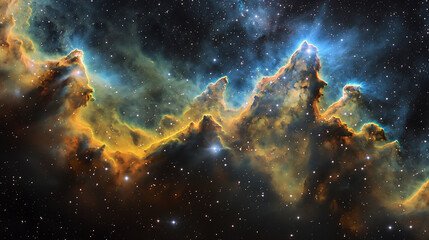 Obraz premium interstellar nebula