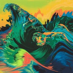 abstract fractal background