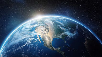 Obraz premium earth in space