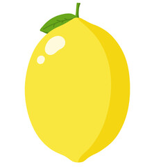Cute cartoon lemon 