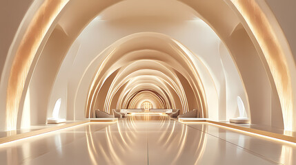 Obraz premium Modern Architectural Lobby Design