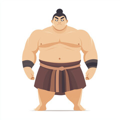 Sumo Wrestler Illustration Icon