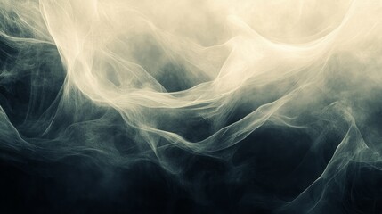 Obraz premium A soft noise effect background with gentle, hazy static in pastel tones, creating a peaceful but distorted look