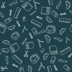 seamless pattern with electronic devices