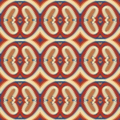 abstract seamless pattern with flowers