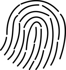 fingerprint, vector, icon, id, authentication, symbol, biometric, lock, secure, security, logo, security system, digital authentication, data, protection, facial recognition, transparent background, c