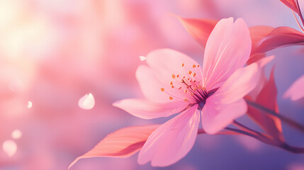 Obraz premium closeup, nature, plant, flora, leaf, grass, flowers, isolated, spring, stem, bud, bloom, fresh，design, bright, illustration，pattern, film, abstract, vector，pattern, texture, flower, pink, garden, blos