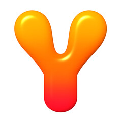 3d render letter y