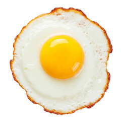 fried egg isolated on transparent background