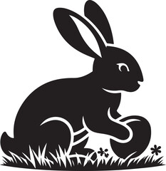 vector illustration of a rabbit