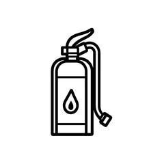 Fire Safety Equipment Extinguisher Icon