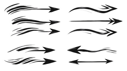 Fototapeta premium Abstract Arrow Design Set.