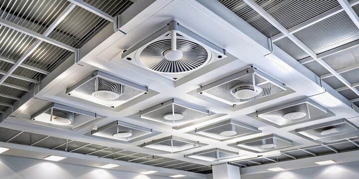 Modern Minimalist Commercial Ceiling Ventilation System - Clean Air Design