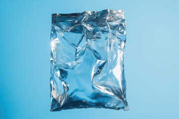 Water bag on a blue background 