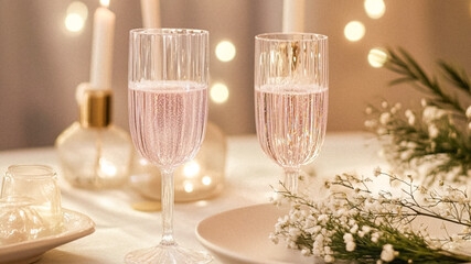 New Year party decor, home decoration for festive holiday celebrations