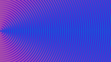 Abstract concentric circles in vibrant blue and purple
