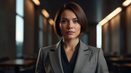Fototapeta premium young business woman