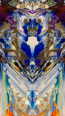 Abstract art background . Hand painting artwork on canvas .