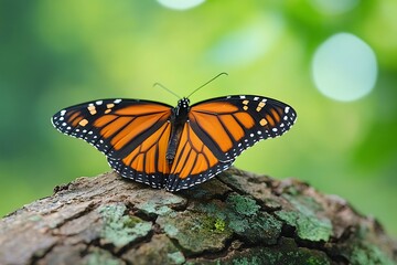 Obraz premium butterfly on a flower