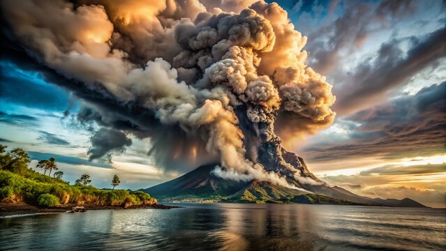 Rabaul Volcano Eruption: Papua New Guinea's Dramatic Volcanic Landscape