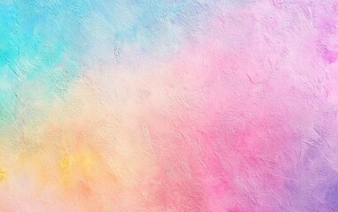 Delicate Pastel Dream: A Soft Chalky Rainbow Background with Subtle Textures