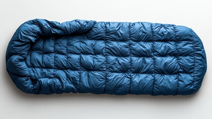 Blue Sleeping Bag for Camping and Backpacking in Comfort and Warmth