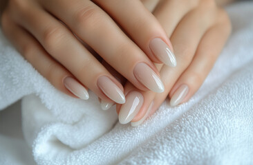 Fototapeta premium care for sensuality woman hands, manicure