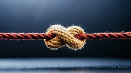Knotted Rope Closeup