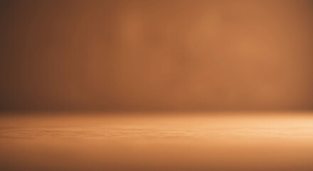 A simple brown studio background with soft lighting cast