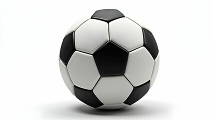 Obraz premium Premium Soccer Ball with Professional Textured Surface