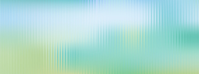 Glass, acrylic or plexiglass refined texture. Gradient pattern in a modern aesthetic style. Ribbed roof surface, windows, doors. Vector striped backdrop for wallpaper. © YEVHENIIA