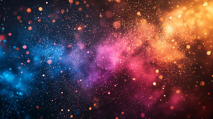 Abstract Colorful Light Burst Background