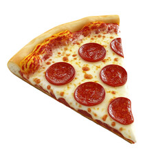 Delicious Pepperoni Pizza Slice Tasty Food