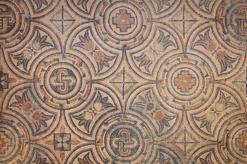 In the ruins of The Gallo-Roman villa of Séviac