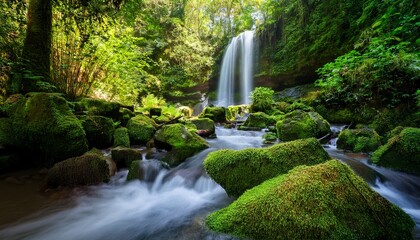 waterfall in the forest