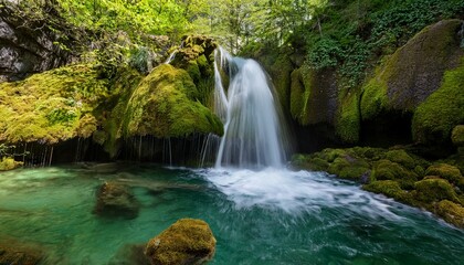 Fototapeta premium waterfall in the forest