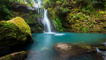 Fototapeta premium waterfall in the forest