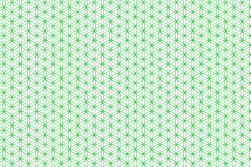 Seamless Geometric Pattern, Green Floral Abstract Design Background Vector Illustration.