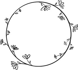 Circle Wedding Ornament
