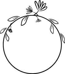 Circle Wedding Ornament