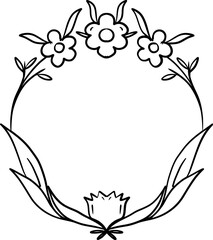 Circle Wedding Ornament