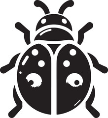 vector illustration of a ladybug