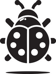 vector illustration of a ladybug