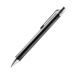 Sleek Metallic Pen on Abstract Background Stylish Writing Tool Design Concept