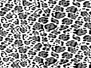 texture repeating seamless pattern snow leopard jaguar leopard black and white print